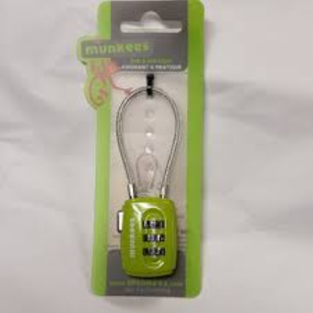 MUNKEES CABLE COMBINATION LOCK 3608